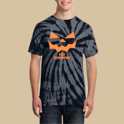 Adult Tie-Dye T-Shirt - Shirt - Fall - Jacko Lantern Orange Thumbnail