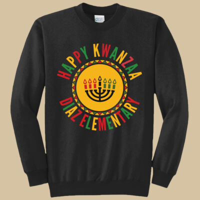 Adult Crewneck - Winter Holidays - Happy Kwanzaa Thumbnail