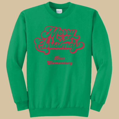 Adult Crewneck - Winter Holidays - Merry Christmas - Red Thumbnail