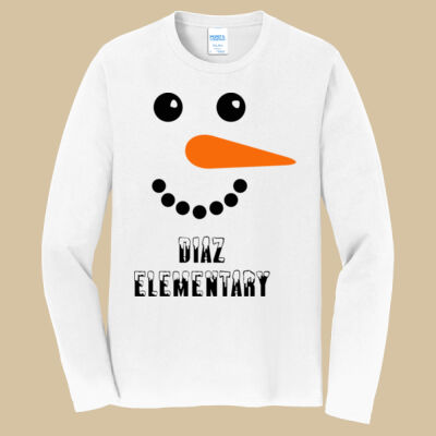 Adult Long Sleeve Shirt - Winter Holidays - Snowman Thumbnail
