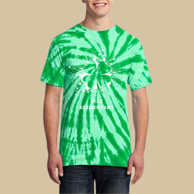 Adult Tie-Dye T-Shirt - Spring - Shamrock Thumbnail