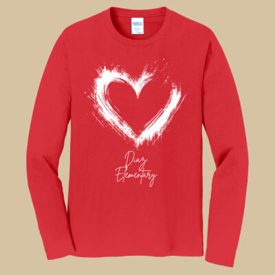 Adult Long Sleeve Shirt - Spring - Valentine's Heart Thumbnail