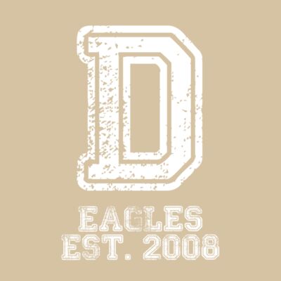 Distressed D - White Thumbnail