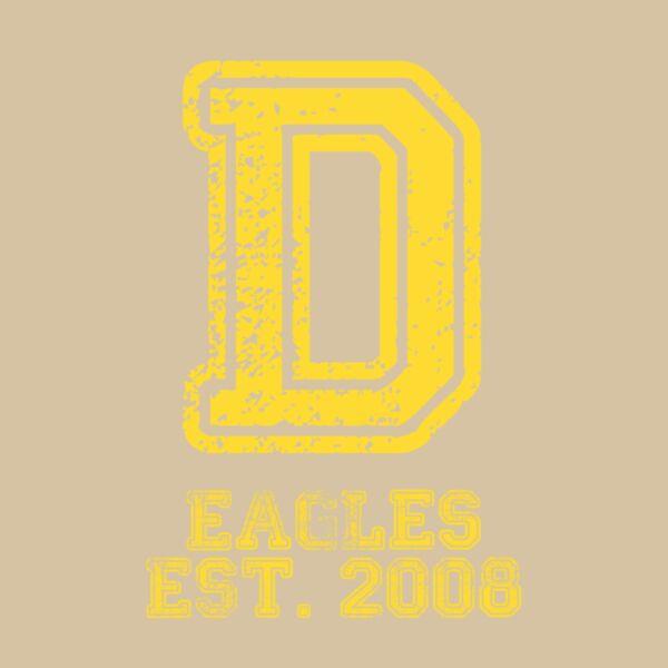 Distressed D - Yellow Thumbnail